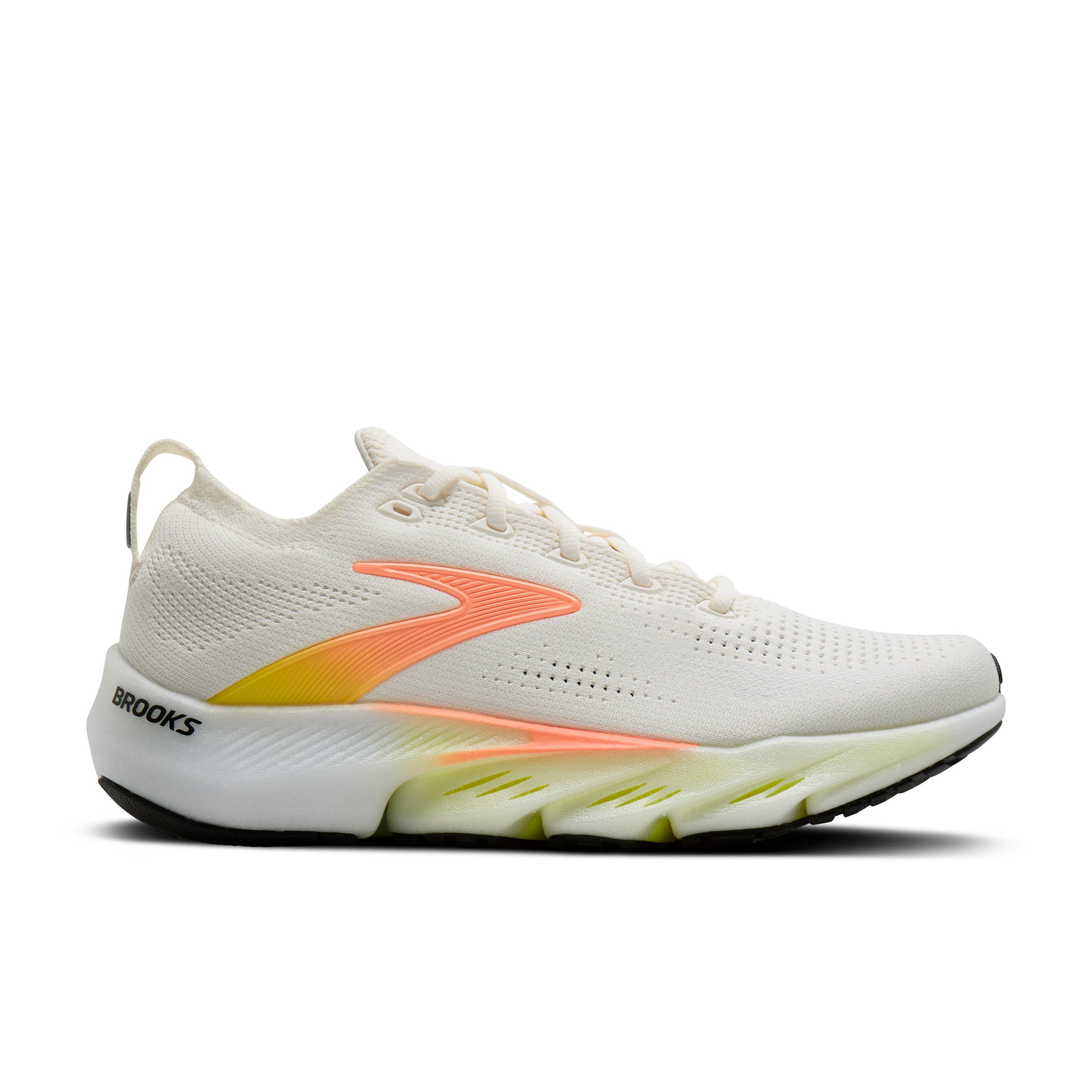 Brooks Glycerin Flex "White/Peach/Nightlife" Women's Running Shoe - WHITE/PEACH/NIGHTLIFE